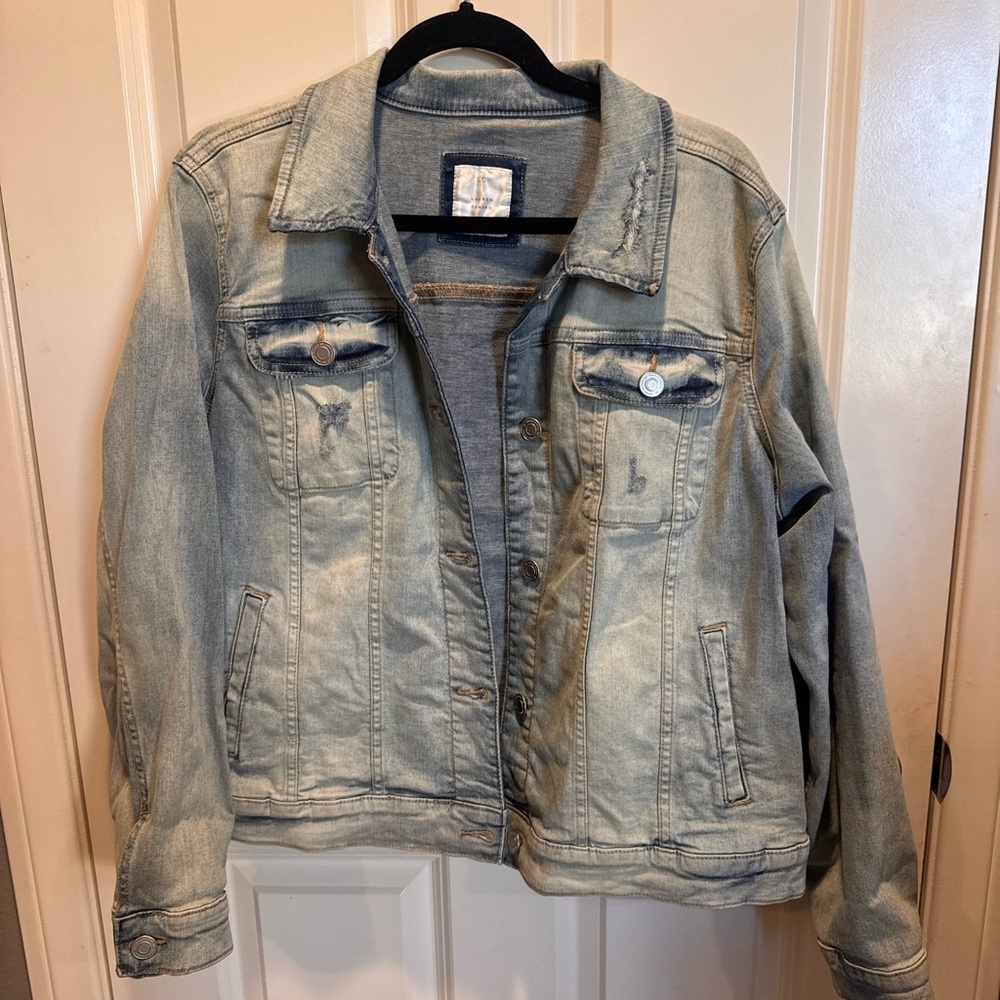 LC Lauren Conrad Blue Denim Jacket